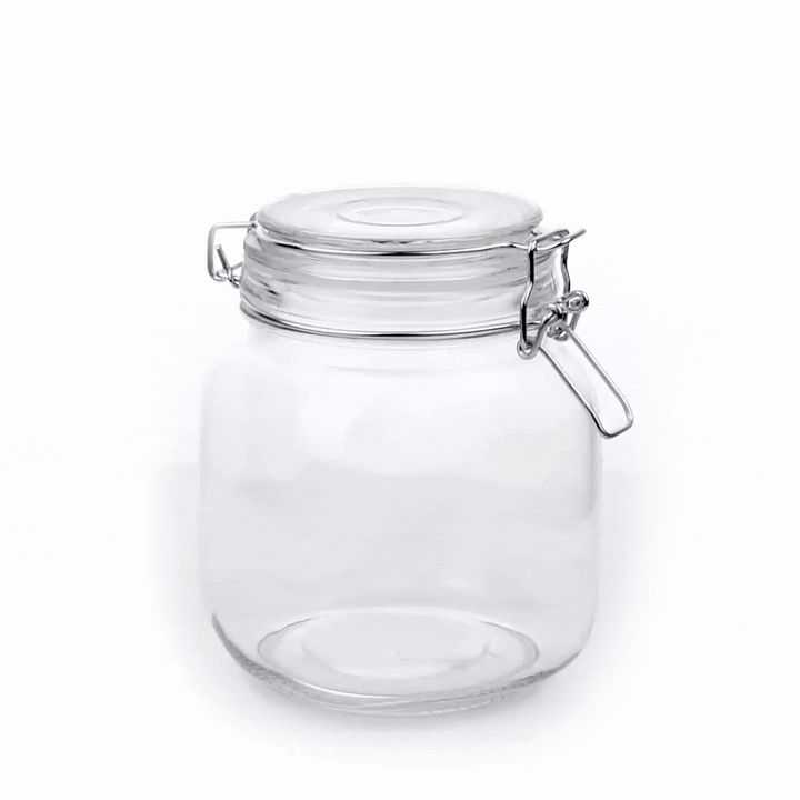 Vetri Glass 3-Piece Storage Jar Set