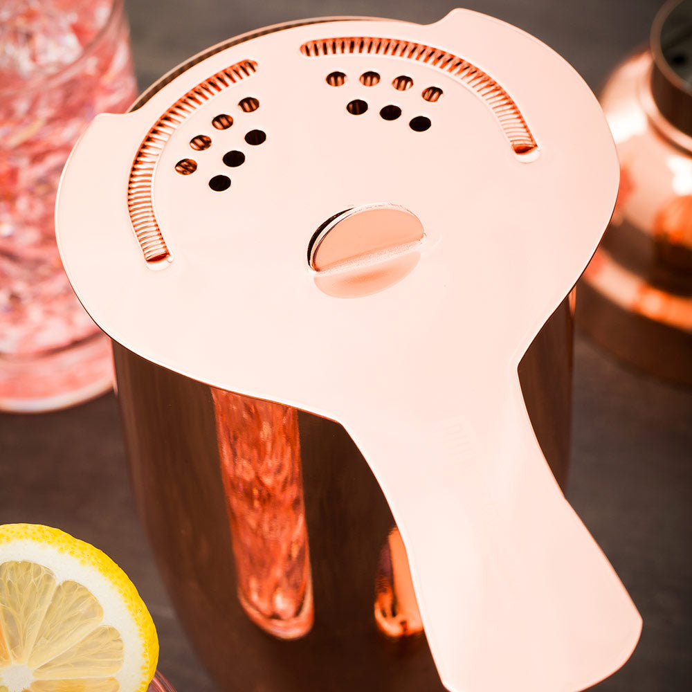 Copper-Plated Stainless Steel Hawthorne Strainer