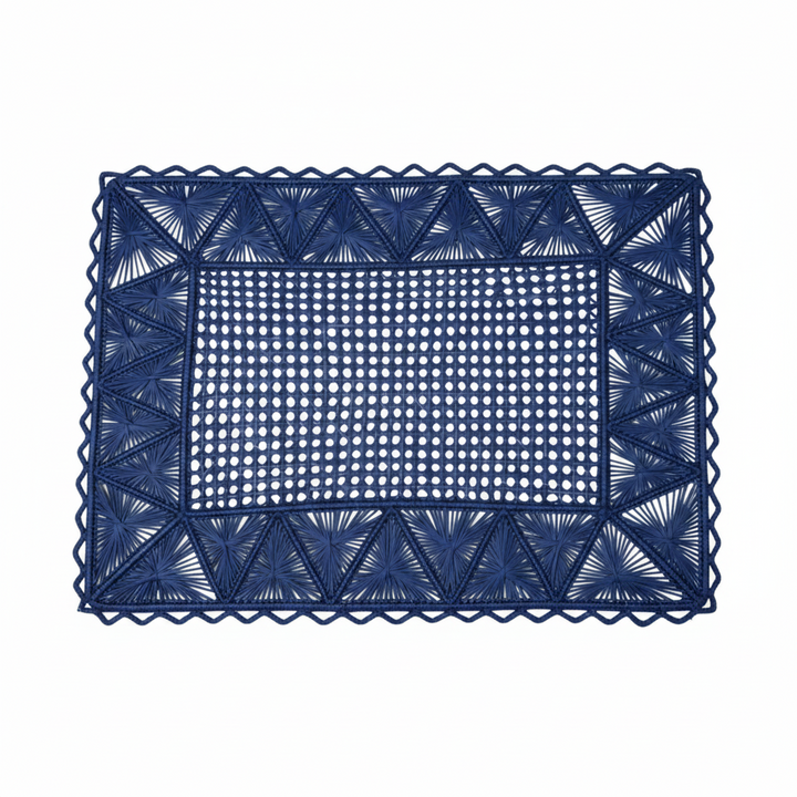 Rectangular Pyramid Handwoven Iraca Placemat