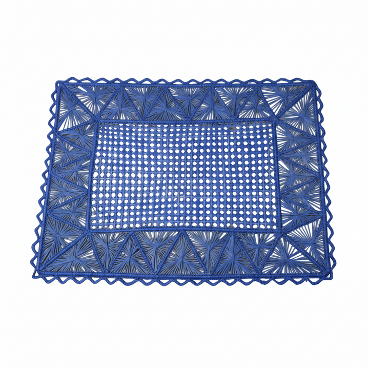Rectangular Pyramid Handwoven Iraca Placemat