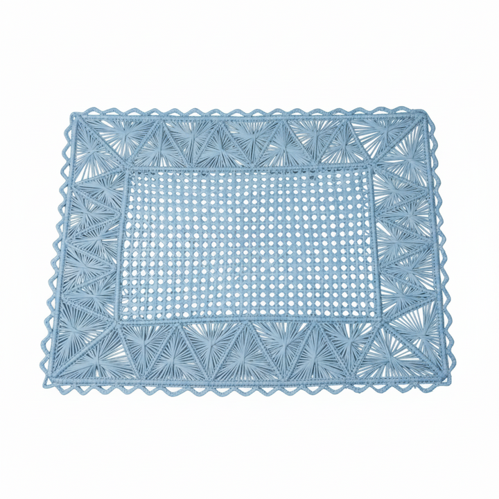 Rectangular Pyramid Handwoven Iraca Placemat