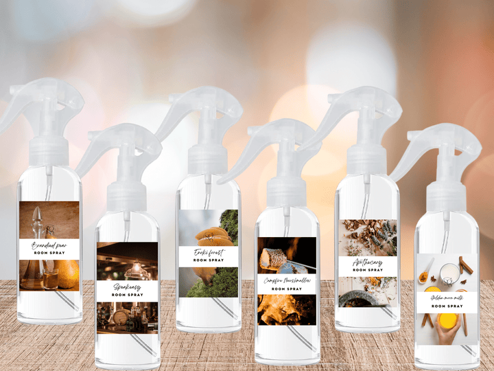 Earthy & Woody Room Spray Collection – Handcrafted Air Fresheners with Forest, Pine, and Natural Wood-Inspired Scents 4oz