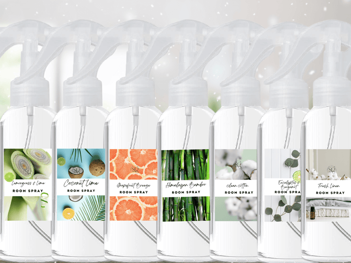 Citrus & Bright Room and linen Spray Collection – Uplifting Scents of Lemon, Grapefruit, Orange Blossom, and Bergamot 4oz