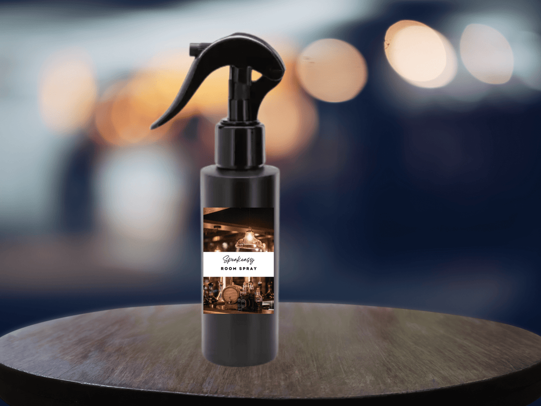 Masculine Room Spray Collection – Handcrafted Room & Linen Sprays with Bold, Sophisticated Scents Like Speakeasy, Obsidian, and Bergamot Eucalyptus