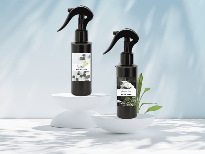 Masculine Room Spray Collection – Handcrafted Room & Linen Sprays with Bold, Sophisticated Scents Like Speakeasy, Obsidian, and Bergamot Eucalyptus