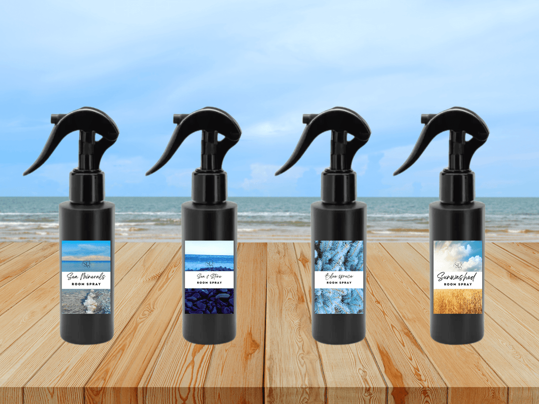 Masculine Room Spray Collection – Handcrafted Room & Linen Sprays with Bold, Sophisticated Scents Like Speakeasy, Obsidian, and Bergamot Eucalyptus