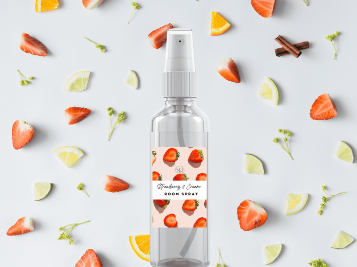 Fruity & Juicy Room Spray Collection – Handcrafted Room & Linen Sprays with Lively Scents of Strawberry, Peach, Pineapple, Black Cherry & Mango