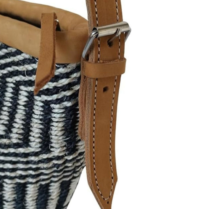 Small Balance Handcrafted Sisal Straw Crossbody Bag