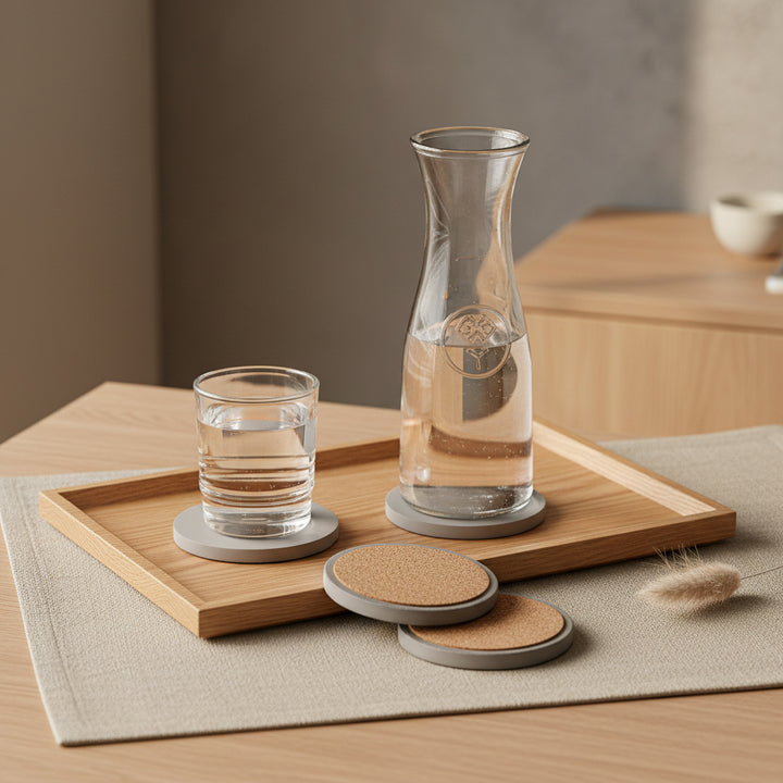 Concrete Coasters: Gray