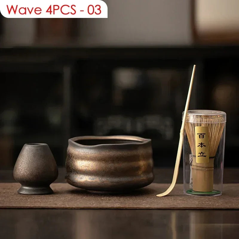 4‑Piece Japanese Matcha Tea‑Making Set