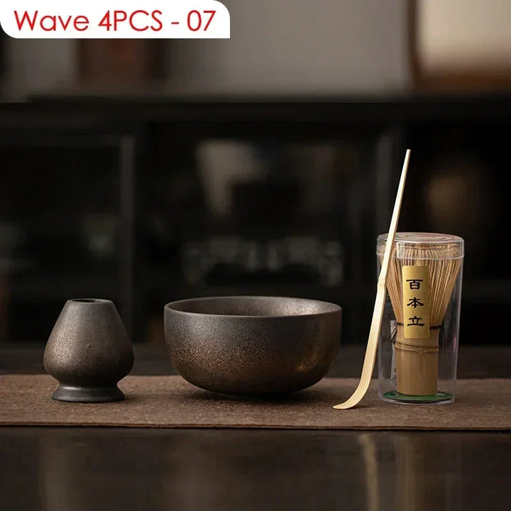 4‑Piece Japanese Matcha Tea‑Making Set