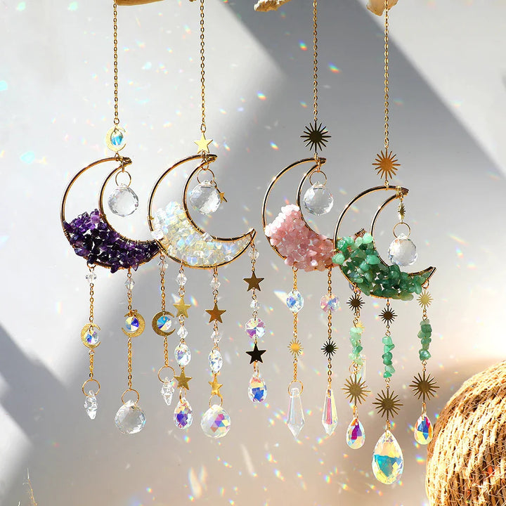 Crystal Moon Suncatchers