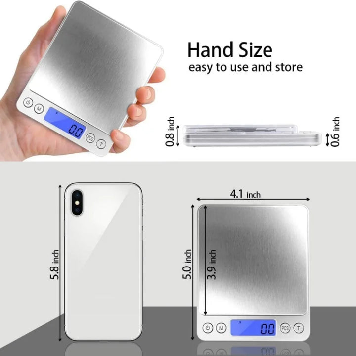 Digital Kitchen Scale With Tare Weight And Grams Ounces