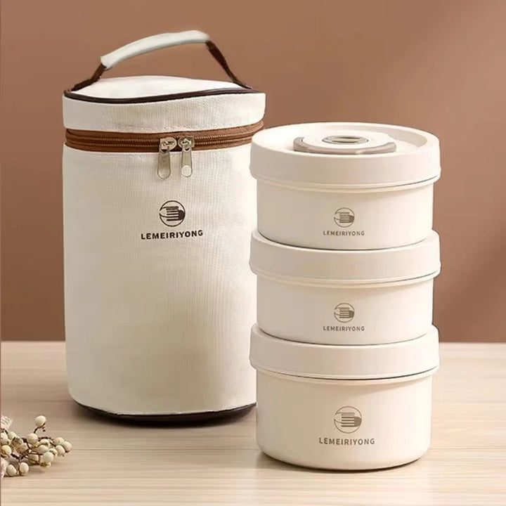 Stainless Steel Bento Lunch Container Set