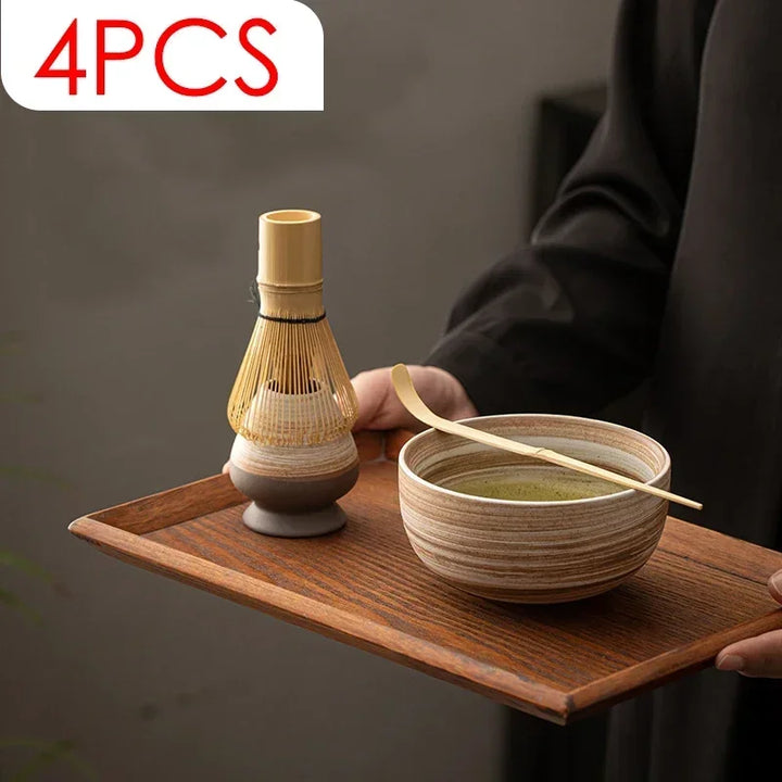 4‑Piece Japanese Matcha Tea‑Making Set