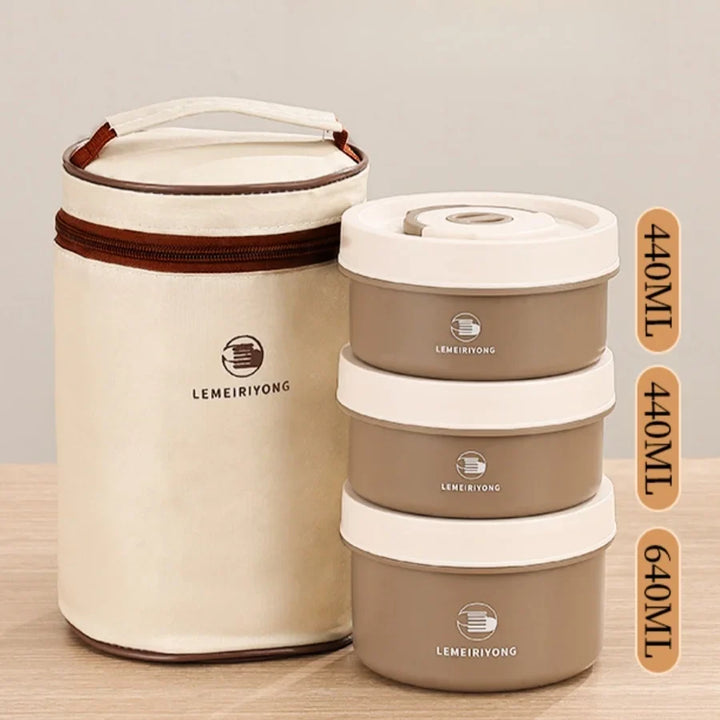 Stainless Steel Bento Lunch Container Set