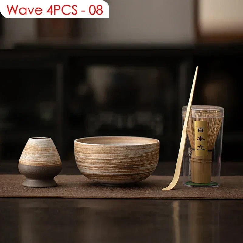 4‑Piece Japanese Matcha Tea‑Making Set