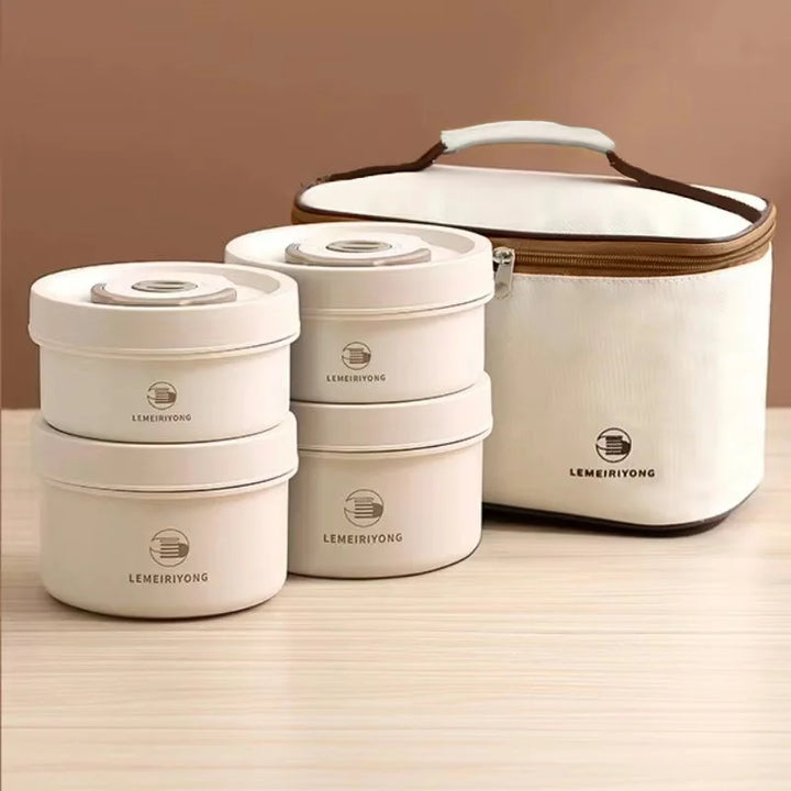 Stainless Steel Bento Lunch Container Set
