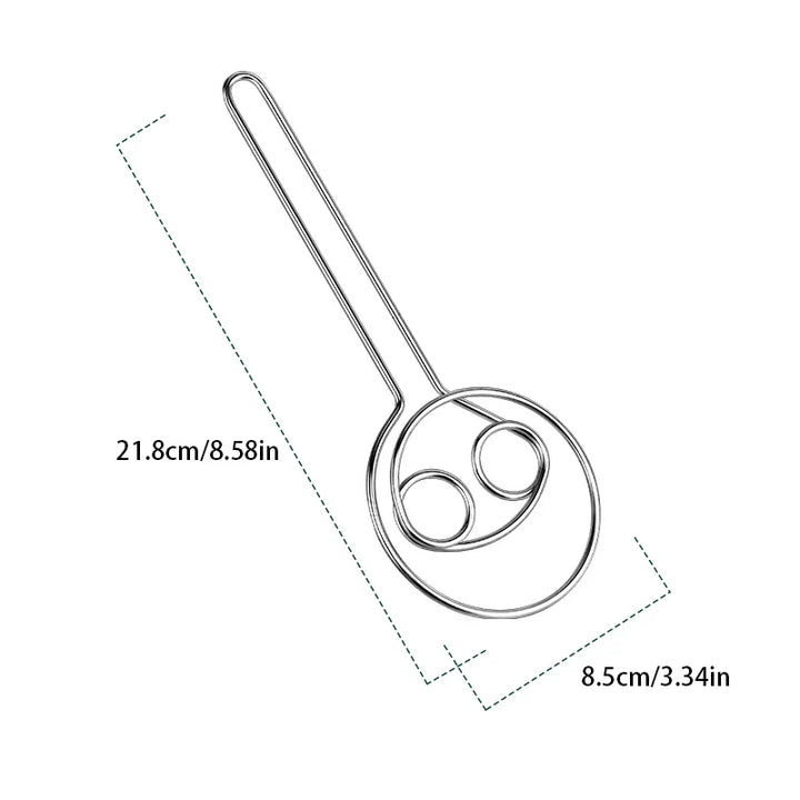 Danish Dough Whisk | Stainless Steel Mixing Rod for Baking
