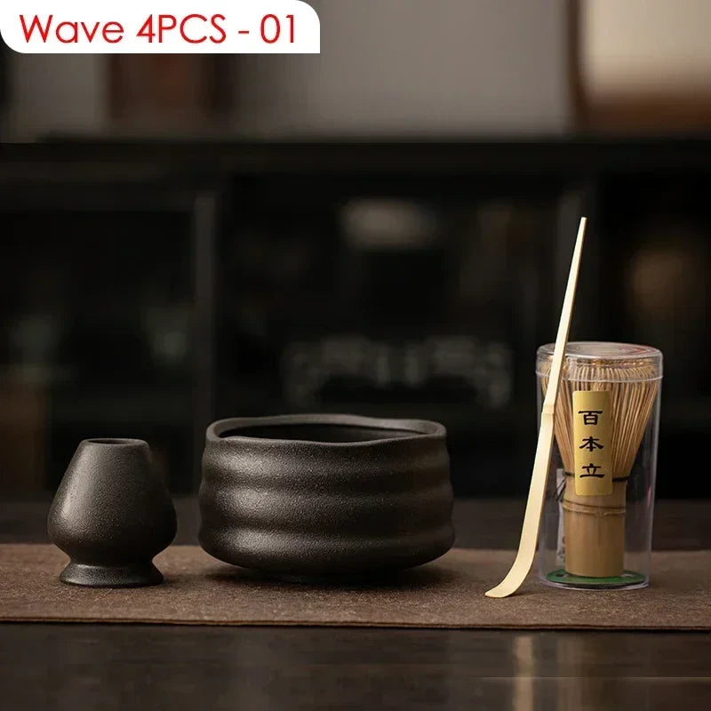 4‑Piece Japanese Matcha Tea‑Making Set