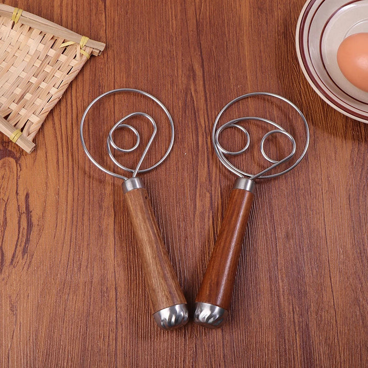 Danish Dough Whisk | Stainless Steel Mixing Rod for Baking