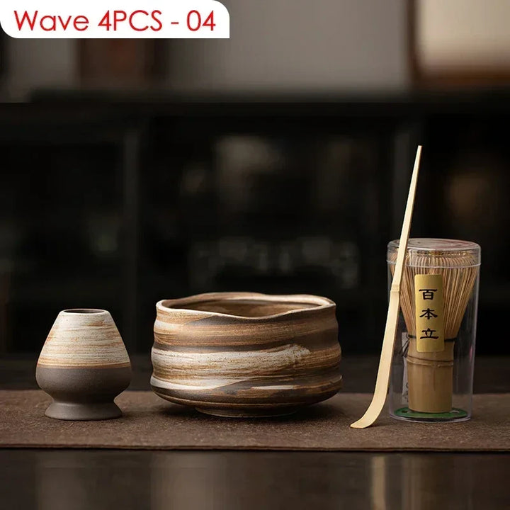 4‑Piece Japanese Matcha Tea‑Making Set