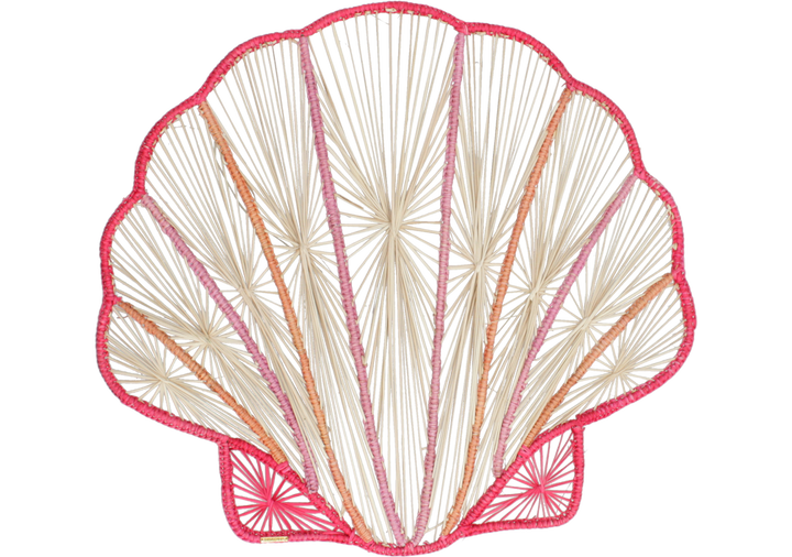 Ocean Blossom Handwoven Iraca Placemat