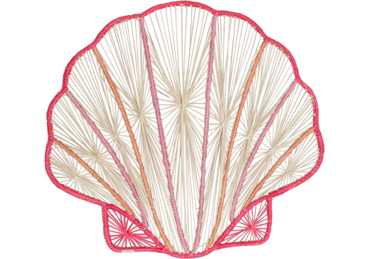 Ocean Blossom Handwoven Iraca Placemat — Placemats, [material], MacondoForever