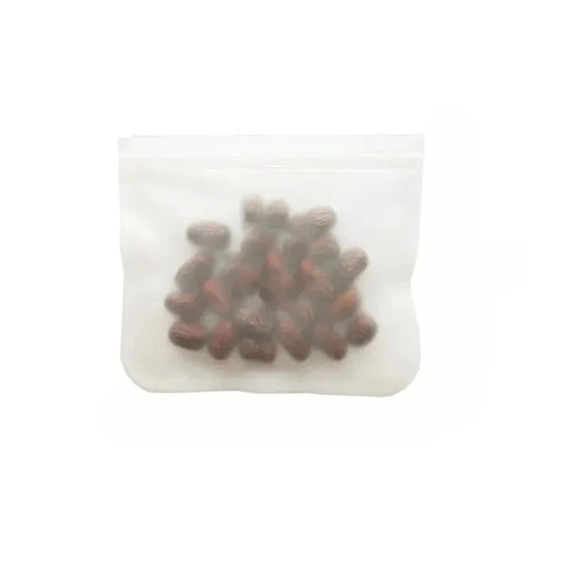 Reusable Silicone Food Storage Bags – Leakproof Zip Containers