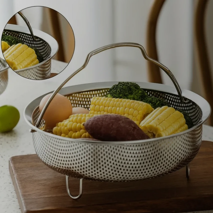 Universal Stainless Steel Steamer Basket