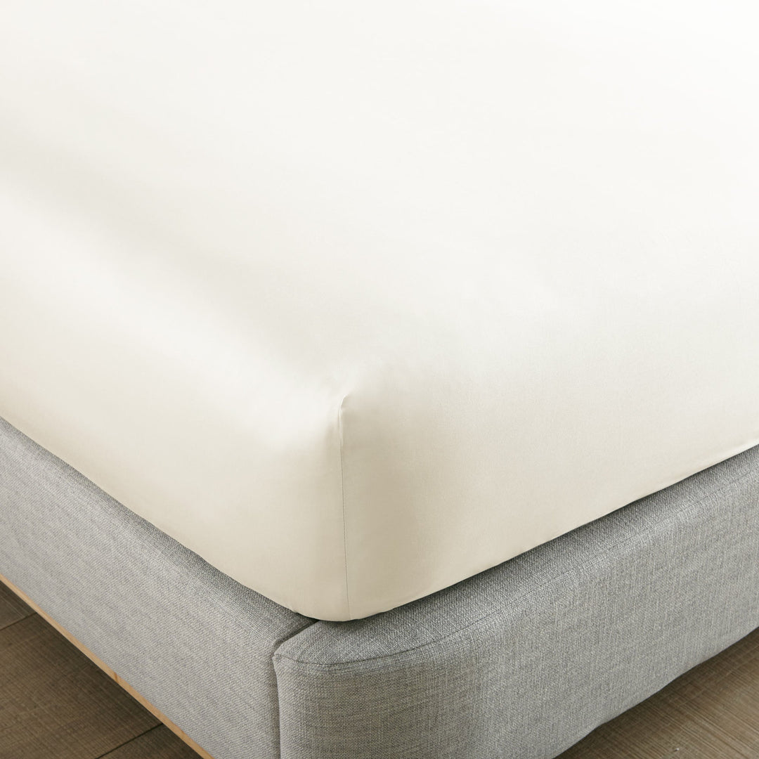 Organic Cotton Sateen Fitted Sheet—300 TC