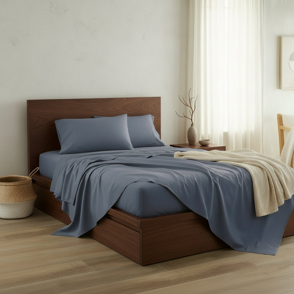 300 TC Sateen Fitted Sheet