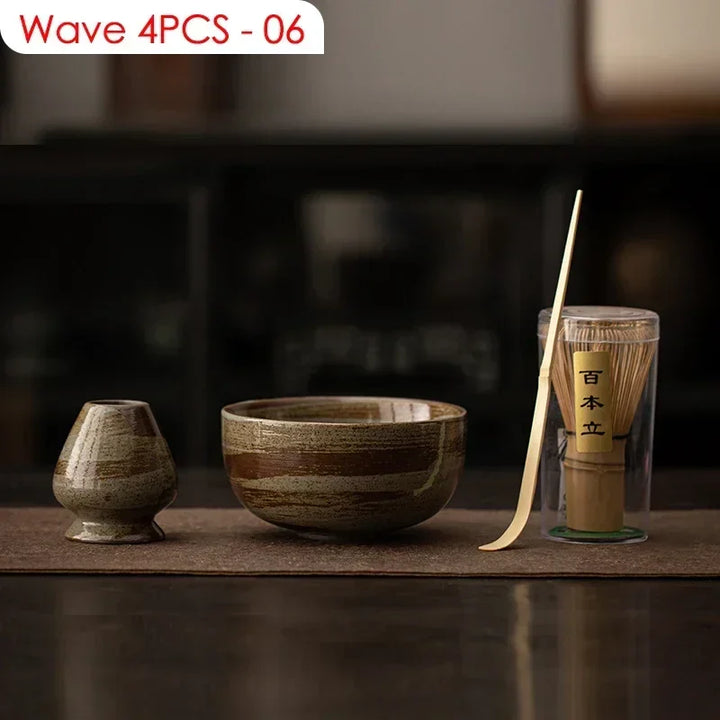 4‑Piece Japanese Matcha Tea‑Making Set