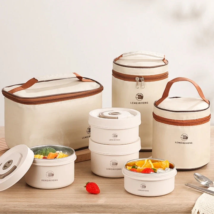 Stainless Steel Bento Lunch Container Set