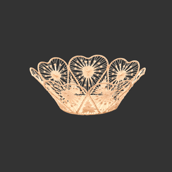 Heartfelt Handwoven Iraca Bread Basket — Basket, [material], MacondoForever