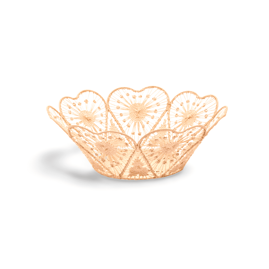 Heartfelt Handwoven Iraca Bread Basket — Basket, [material], MacondoForever