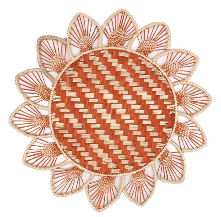 Sunbeam Handwoven Iraca Placemat — Placemats, [material], MacondoForever