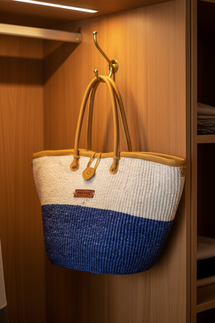 Rain and Peace Handmade Sisal Straw Basket