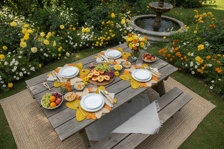 Butterfly Handwoven Iraca Palm Placemat