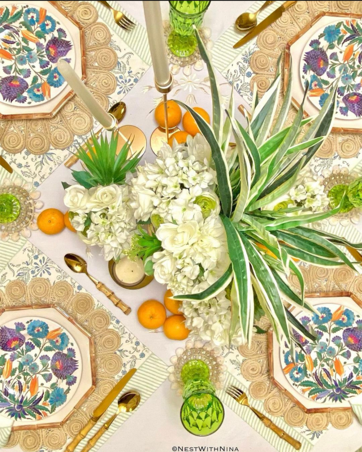 Elegance Handwoven Iraca Placemat — Placemats, [material], MacondoForever