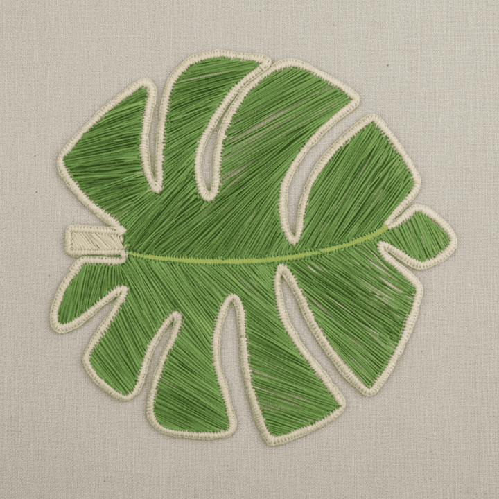 Monstera Leaf Handwoven Iraca Placemat — Placemats, [material], MacondoForever