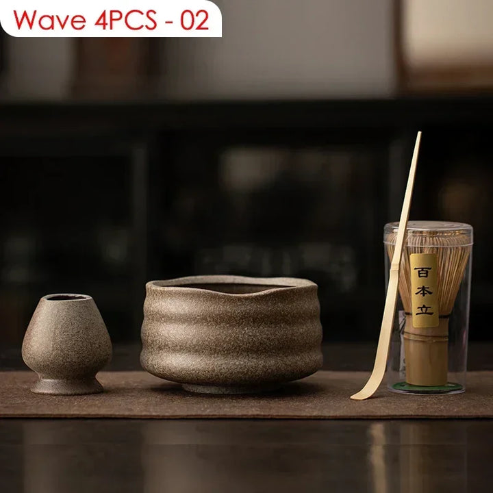 4‑Piece Japanese Matcha Tea‑Making Set