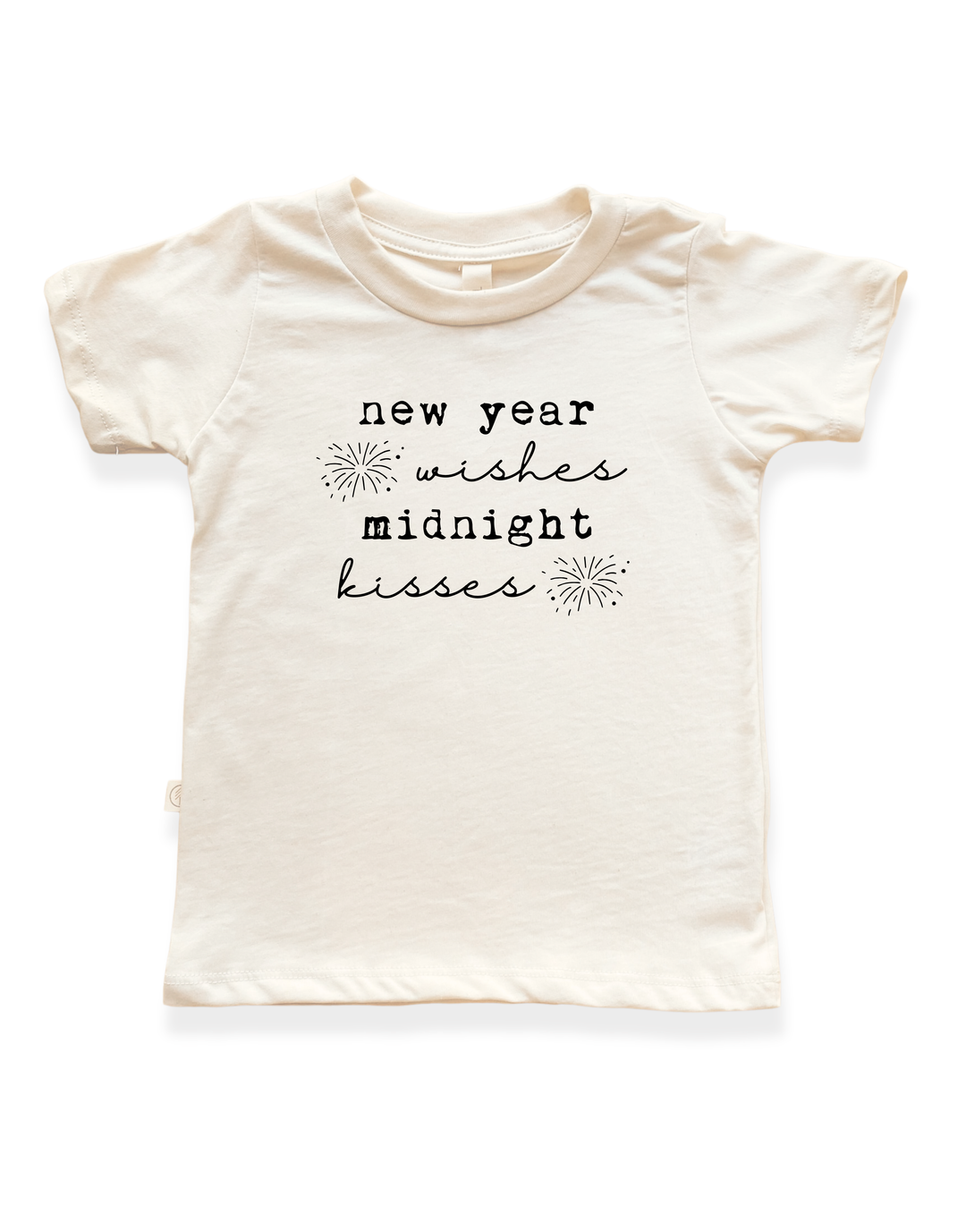 Kids organic T-shirt, light cream, &