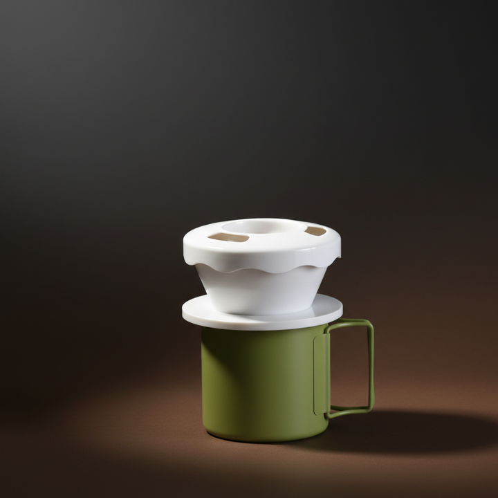 Lily Dripper – Flat‑Bottom Tritan Brewer