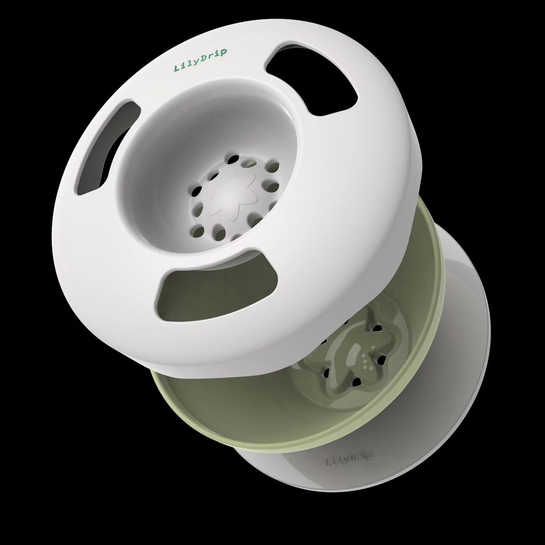 Lily Dripper – Flat‑Bottom Tritan Brewer