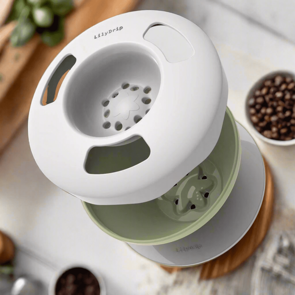Lily Dripper – Flat‑Bottom Tritan Brewer — Coffee maker, [material], LilyDrip USA
