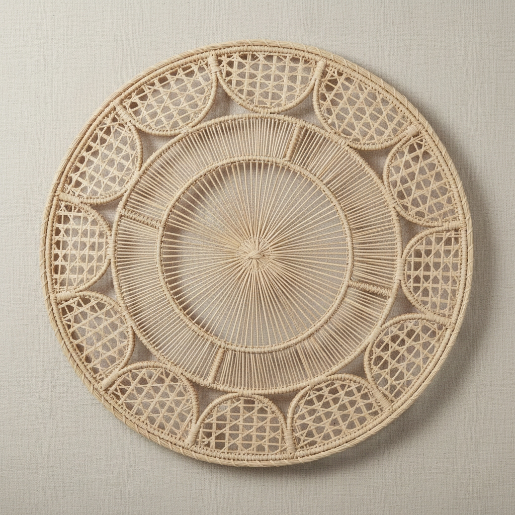 Tranquility Handwoven Iraca Placemat