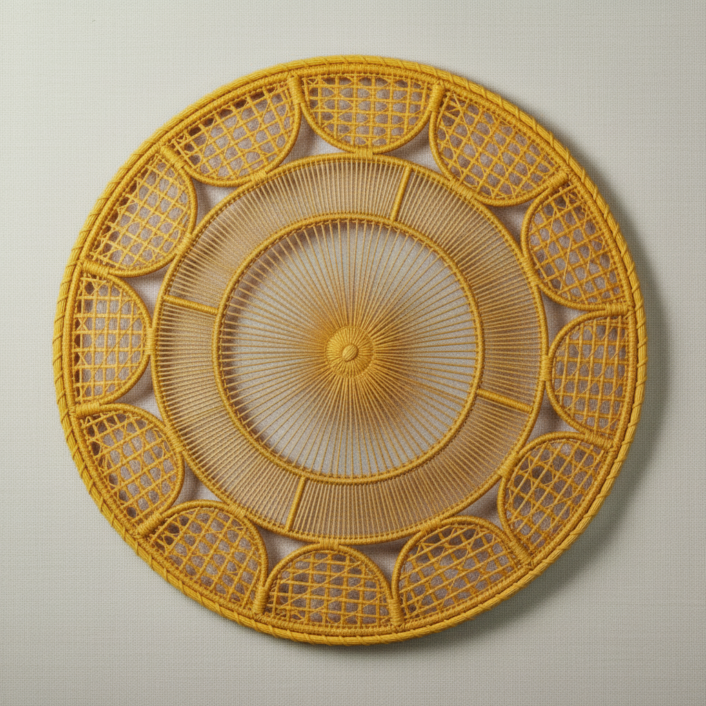 Tranquility Handwoven Iraca Placemat