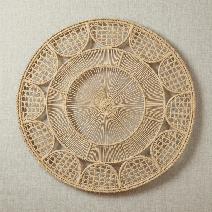 Tranquility Handwoven Iraca Placemat — Placemats, [material], MacondoForever