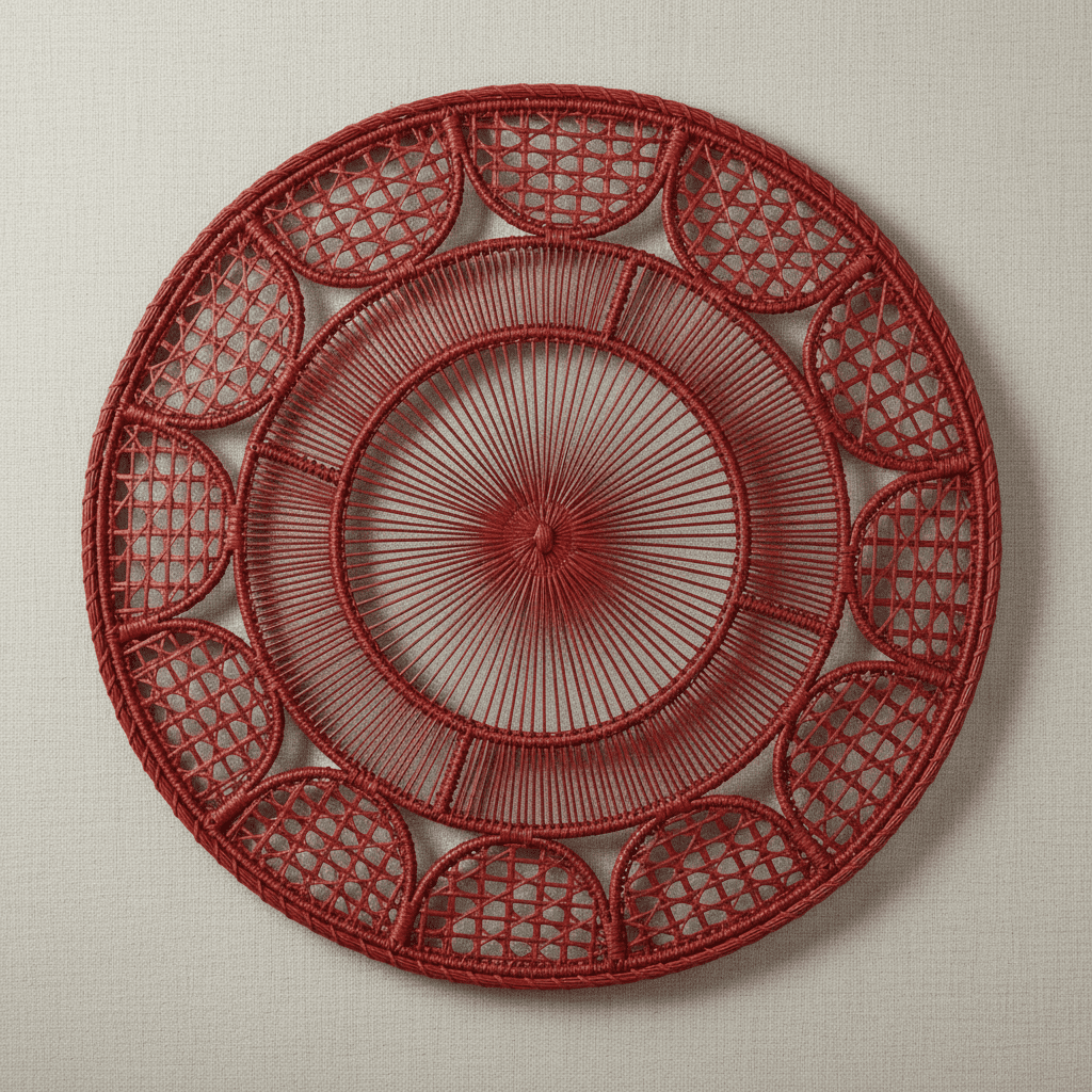 Tranquility Handwoven Iraca Placemat — Placemats, [material], MacondoForever